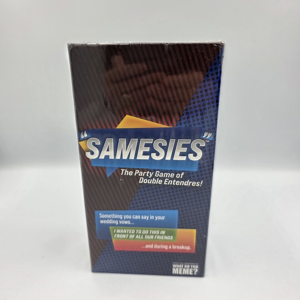 NEW SAMESIES The Party Game Of Double Entendres! By‎ What Do You Meme Sealed